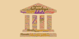 Especialistas directivos debaten alrededor de relaciones públicas e institucionales sobre la biotecnología en Madrid.